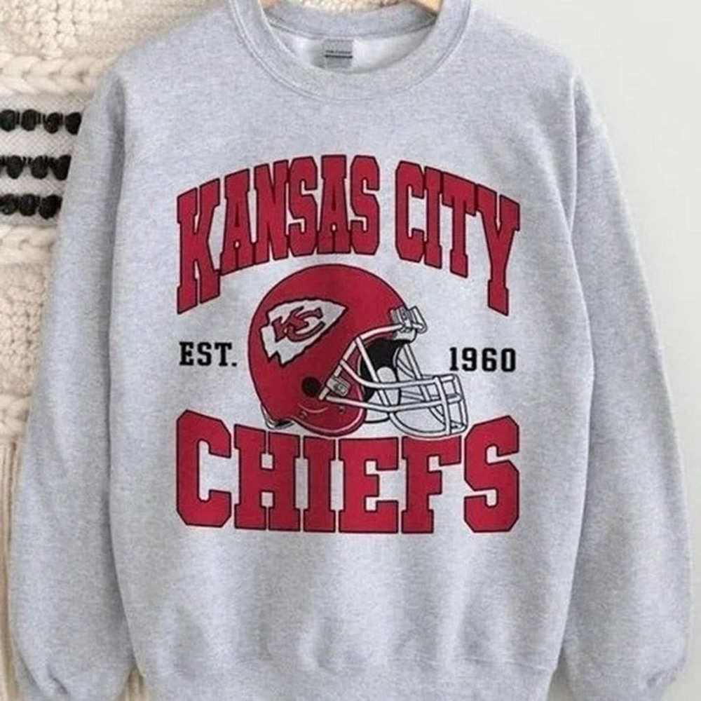 Kansas City Football Crewneck Sweatshirts  Chiefs
